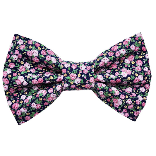 Winter Blossom Dog Bow Tie - handmade Dog Bow Tie from Styled Up Pup - Shop now at Styled Up Pup