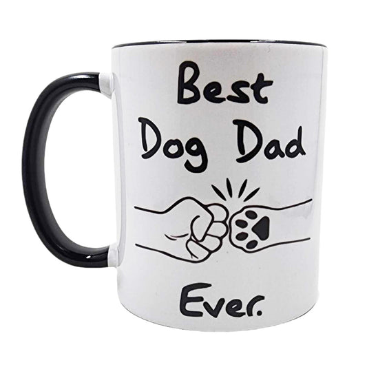 BEST DOG DAD EVER Dog Breed Coffee Mug - handmade  from Styled Up Pup - Shop now at Styled Up Pup