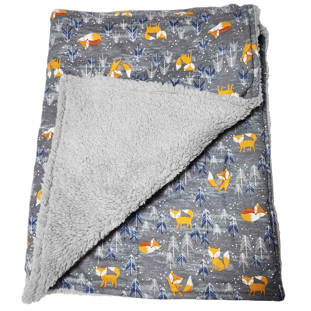 Silver Fox Dog Blanket - handmade Dog Blanket from Styled Up Pup - Shop now at Styled Up Pup