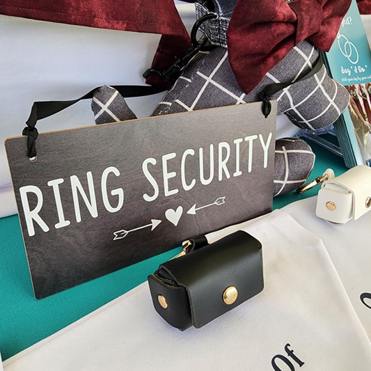Ring Security Wedding Sign (Wedding Decor)