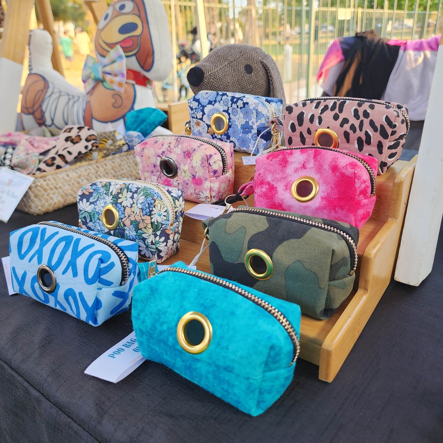Ocean Vibes Poo Bag Holder Bag - handmade Poo Bag Holder from Styled Up Pup - Shop now at Styled Up Pup