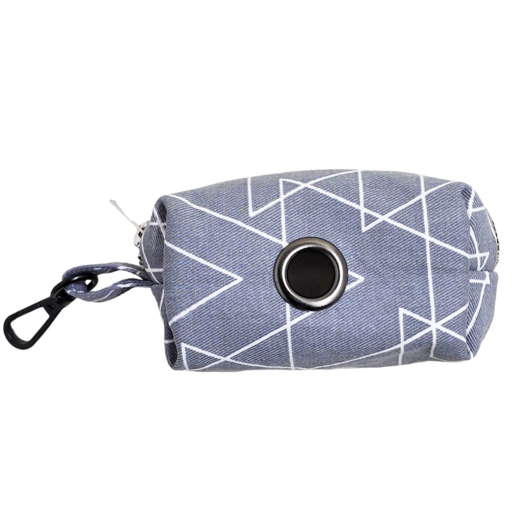 Arrows On Grey Poo Bag Holder Bag - handmade Poo Bag Holder from Styled Up Pup - Shop now at Styled Up Pup