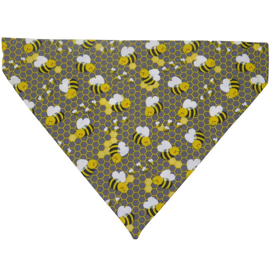 Lets Bee Happy Over-The-Collar Dog Bandana - handmade Dog Bandana from Styled Up Pup - Shop now at Styled Up Pup