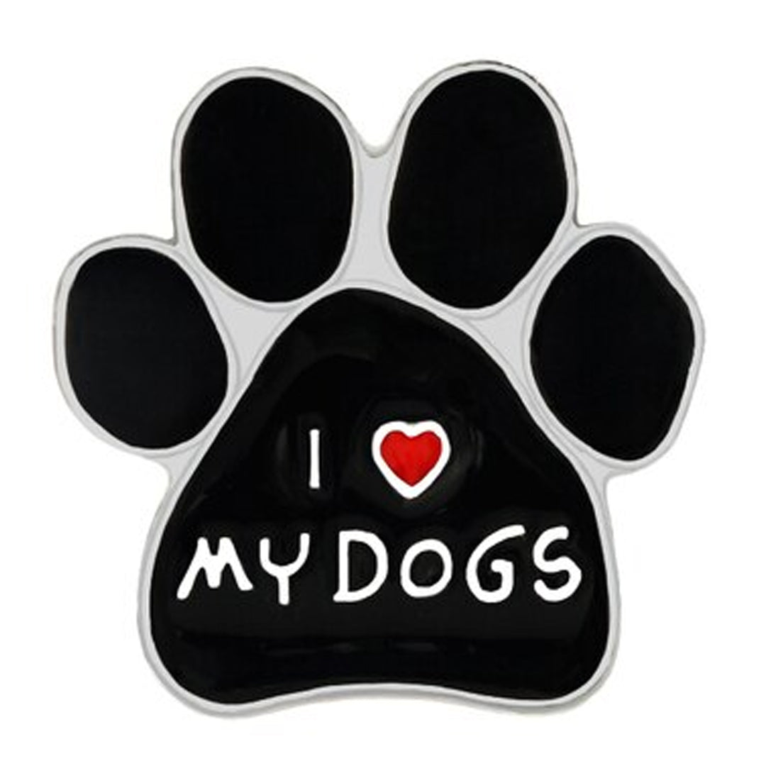 Paw Pins - I Love My Dog | I Love My Grandog | My Kids Have 4 Paws | Metal Pin Badge | Dog Lover Badge - handmade from Styled Up Pup - Shop now at Styled Up Pup