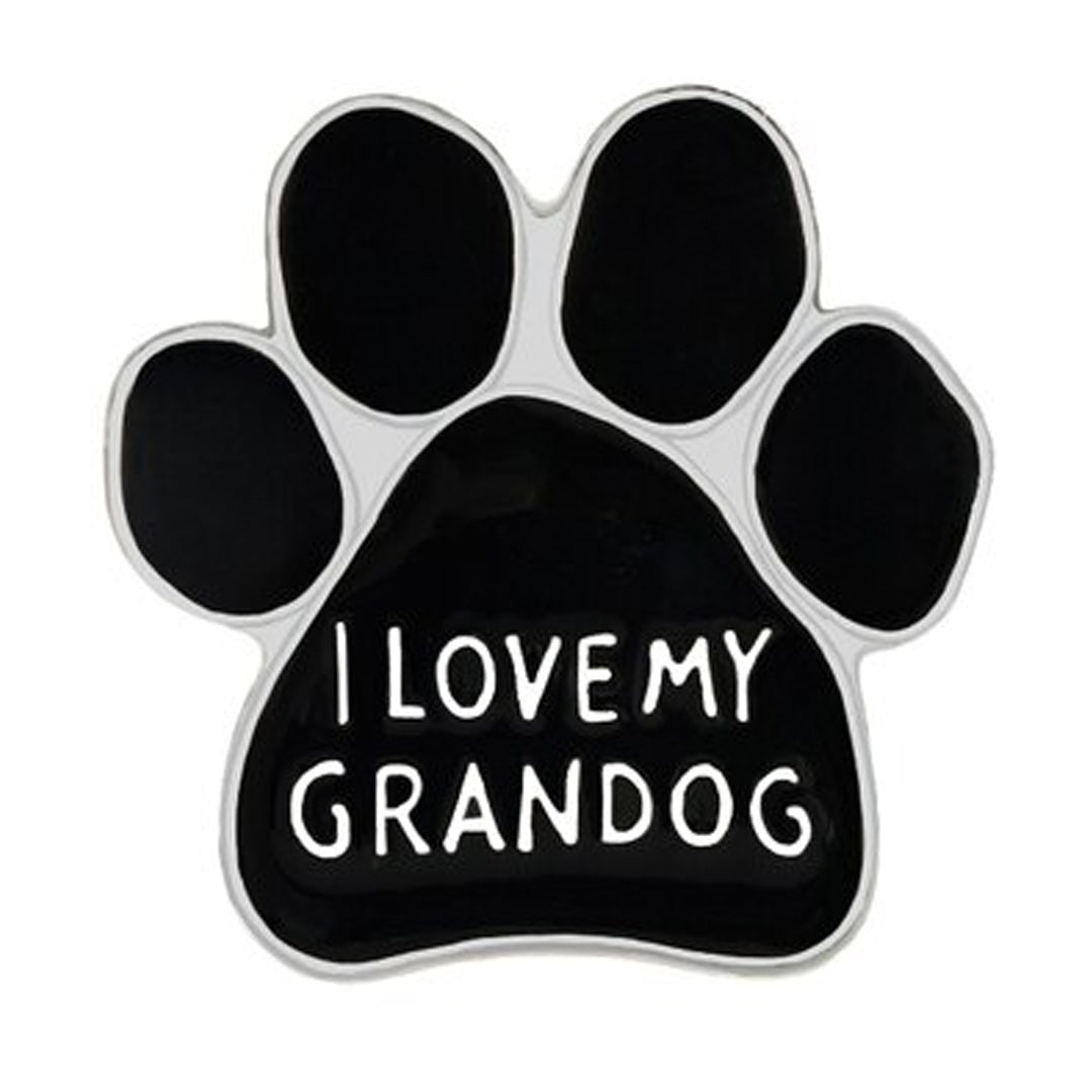 Paw Pins - I Love My Dog | I Love My Grandog | My Kids Have 4 Paws | Metal Pin Badge | Dog Lover Badge - handmade from Styled Up Pup - Shop now at Styled Up Pup