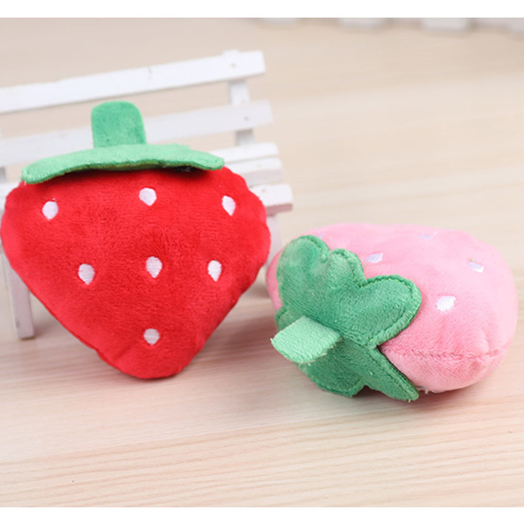 Styled Up Pup | Soft Dog Toys | Strawberry - handmade Toy from Styled Up Pup - Shop now at Styled Up Pup
