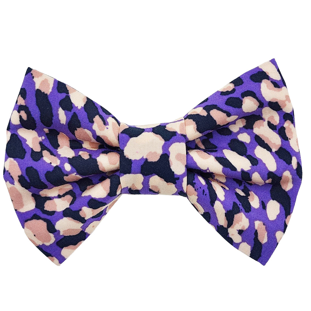 Peach & Purple Splatter Dog & Sailor Bow Tie - handmade Dog Bow Tie from Styled Up Pup - Shop now at Styled Up Pup 