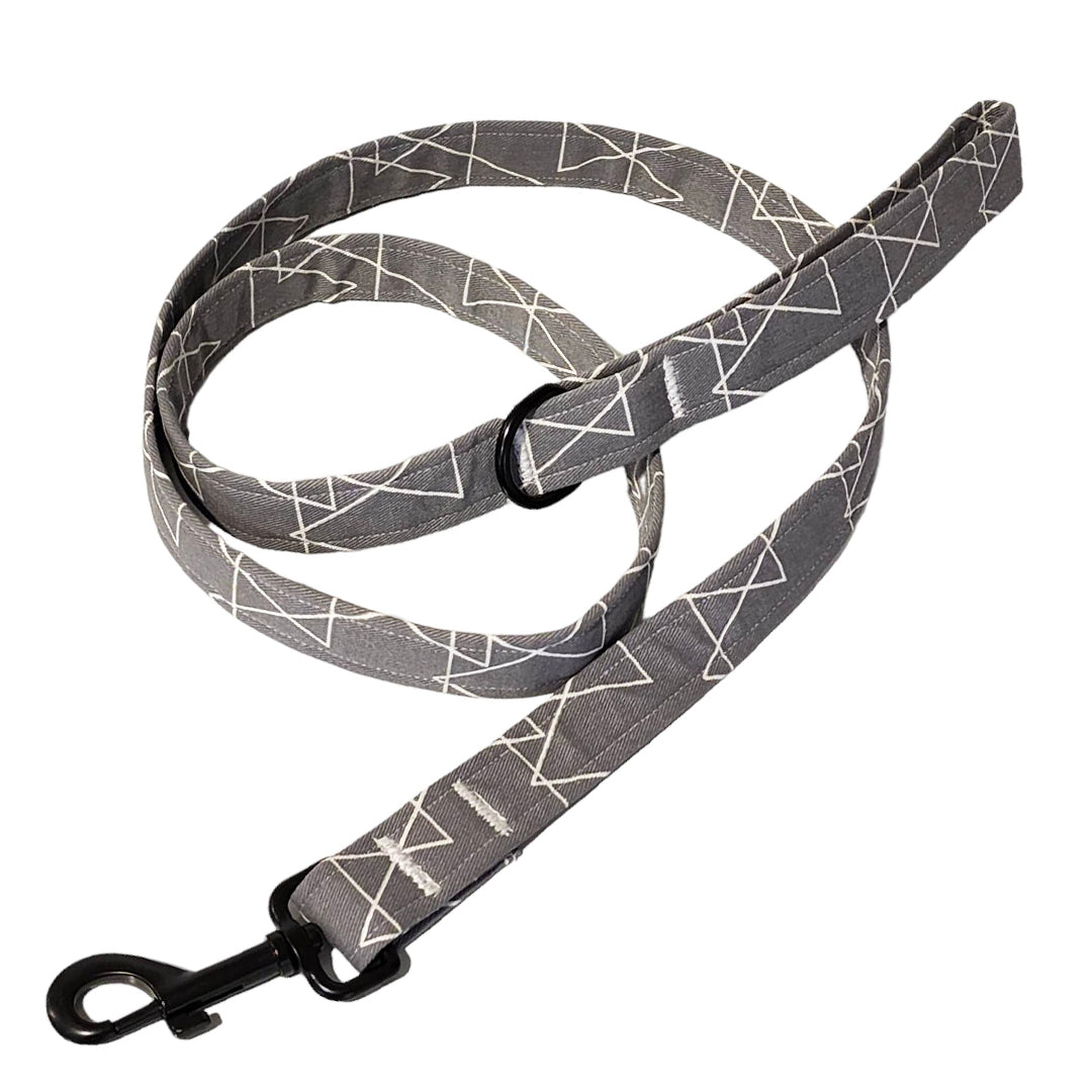 Arrows On Grey Dog Leash / Dog Lead - handmade Dog Leash from Styled Up Pup - Shop now at Styled Up Pup 