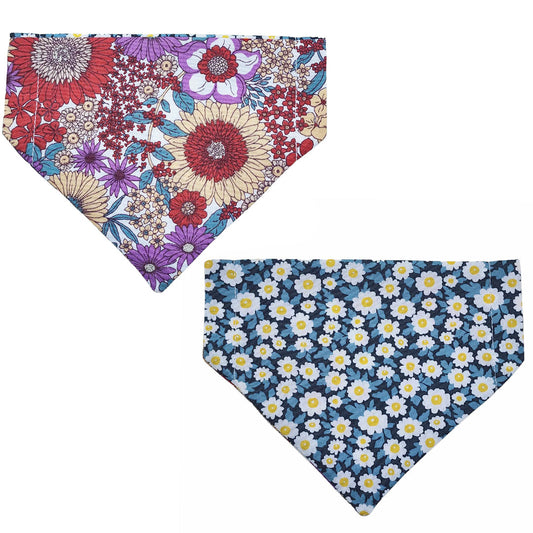 Autumn's Cottage / The Gordonia Over-the-collar Cat Bandana - handmade Cat Bandana from Styled Up Pup - Shop now at Styled Up Pup 