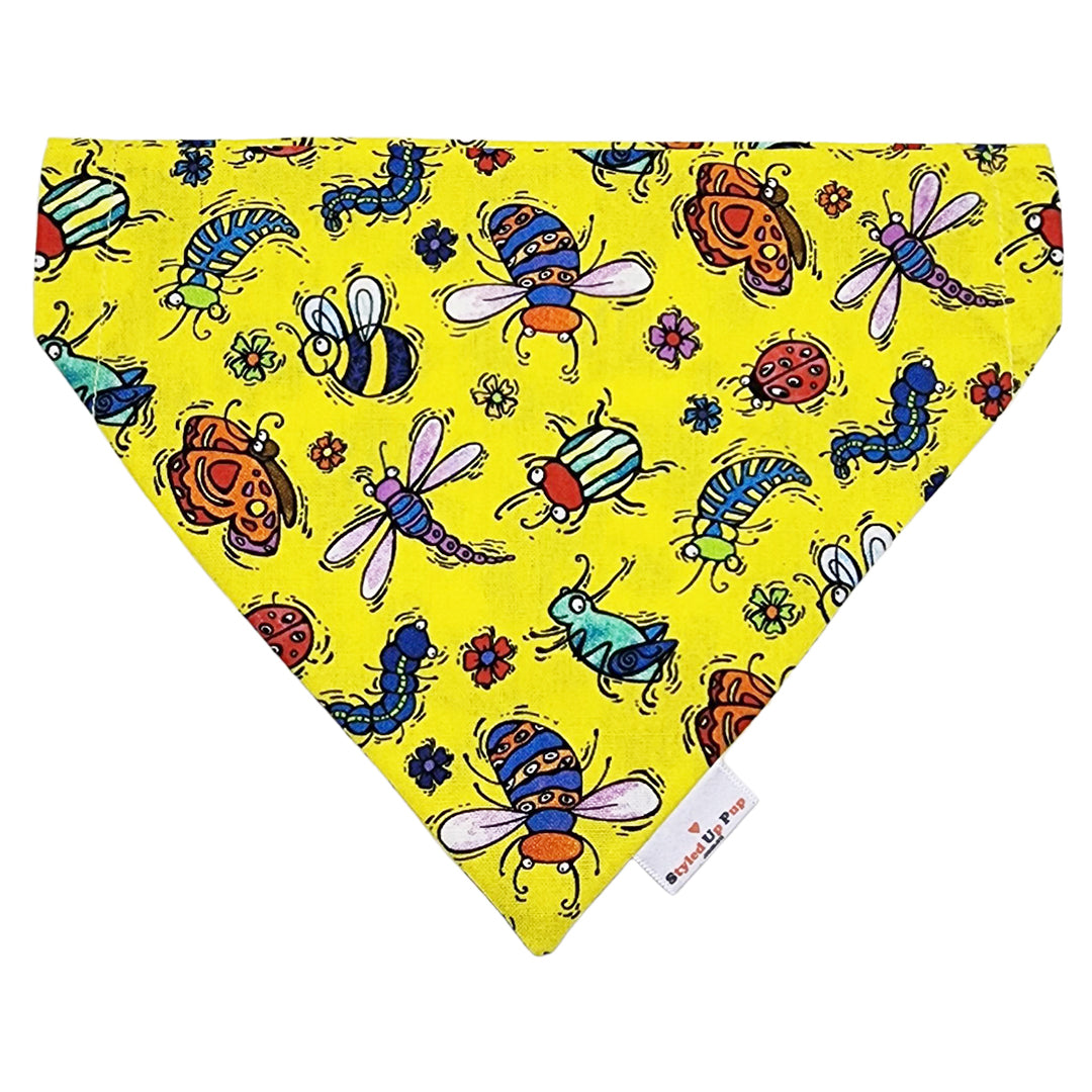 Stop Bugging Me! Over-The-Collar Dog Bandana - handmade Dog Bandana from Styled Up Pup - Shop now at Styled Up Pup 