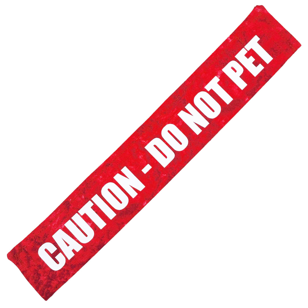 CAUTION DO NOT PET leash wrap / leash sleeve - handmade Dog Leash from Styled Up Pup  - Shop now at Styled Up Pup 