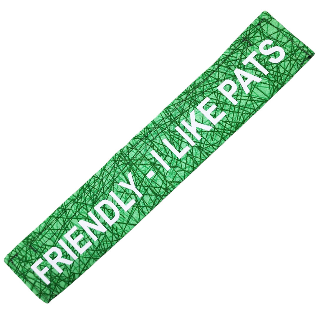 FRIENDLY - I LIKE PATS leash wrap / leash sleeve - handmade Dog Leash from Styled Up Pup - Shop now at Styled Up Pup 