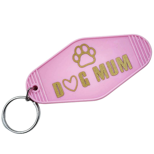 Dog Mum Key Chain - handmade Key Fob Wristlet from Styled Up Pup - Shop now at Styled Up Pup 