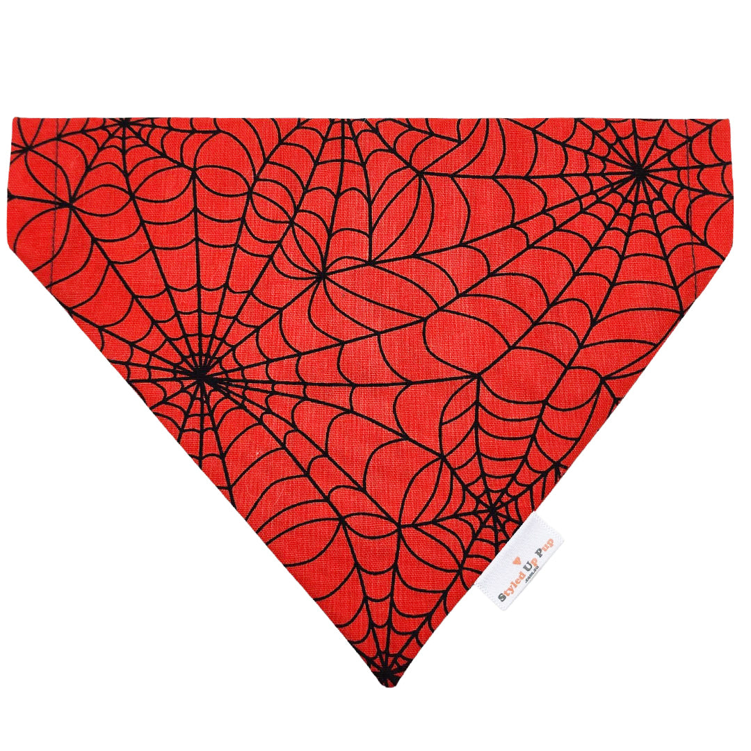 Spiderdog Over-The-Collar Dog Bandana - handmade Dog Bandana from Styled Up Pup - Shop now at Styled Up Pup 