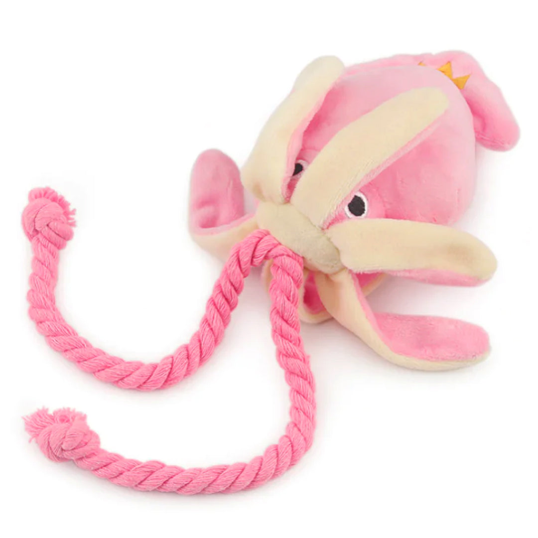 Squeaky Squid Dog Toy - handmade Dog Toys from Styled Up Pup - Shop now at Styled Up Pup 