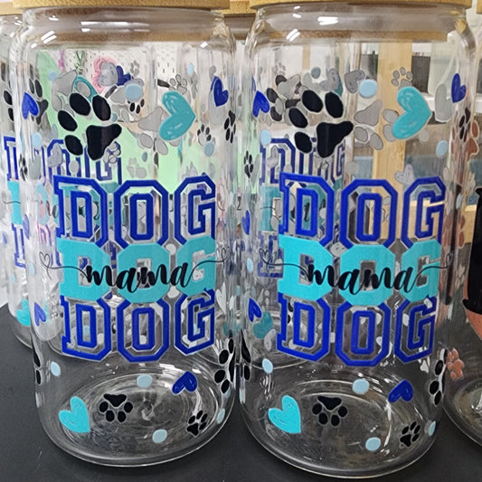 Dog Mamma 16oz Libbey Glass Tumbler
