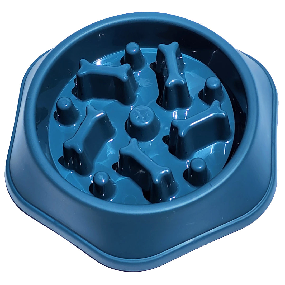 Slow Feeder Dog Bowl for Small Medium Size Dogs with Anti-Slip Feet - handmade Dog Bowl from Styled Up Pup  - Shop now at Styled Up Pup 