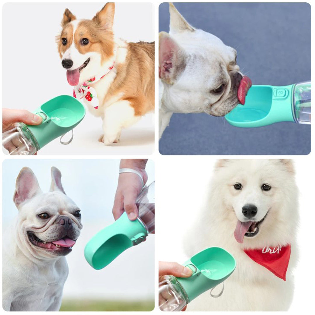 Pet Portable Water Cup / Dog Water Bottle / Water Dispenser - handmade dog water bottle from Styled Up Pup  - Shop now at Styled Up Pup 