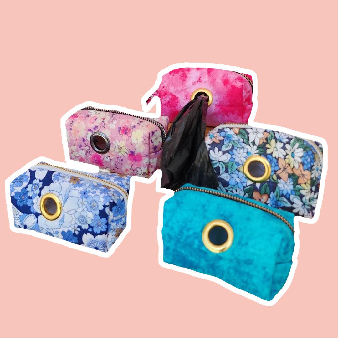 Ocean Vibes Poo Bag Holder Bag - handmade Poo Bag Holder from Styled Up Pup  - Shop now at Styled Up Pup 