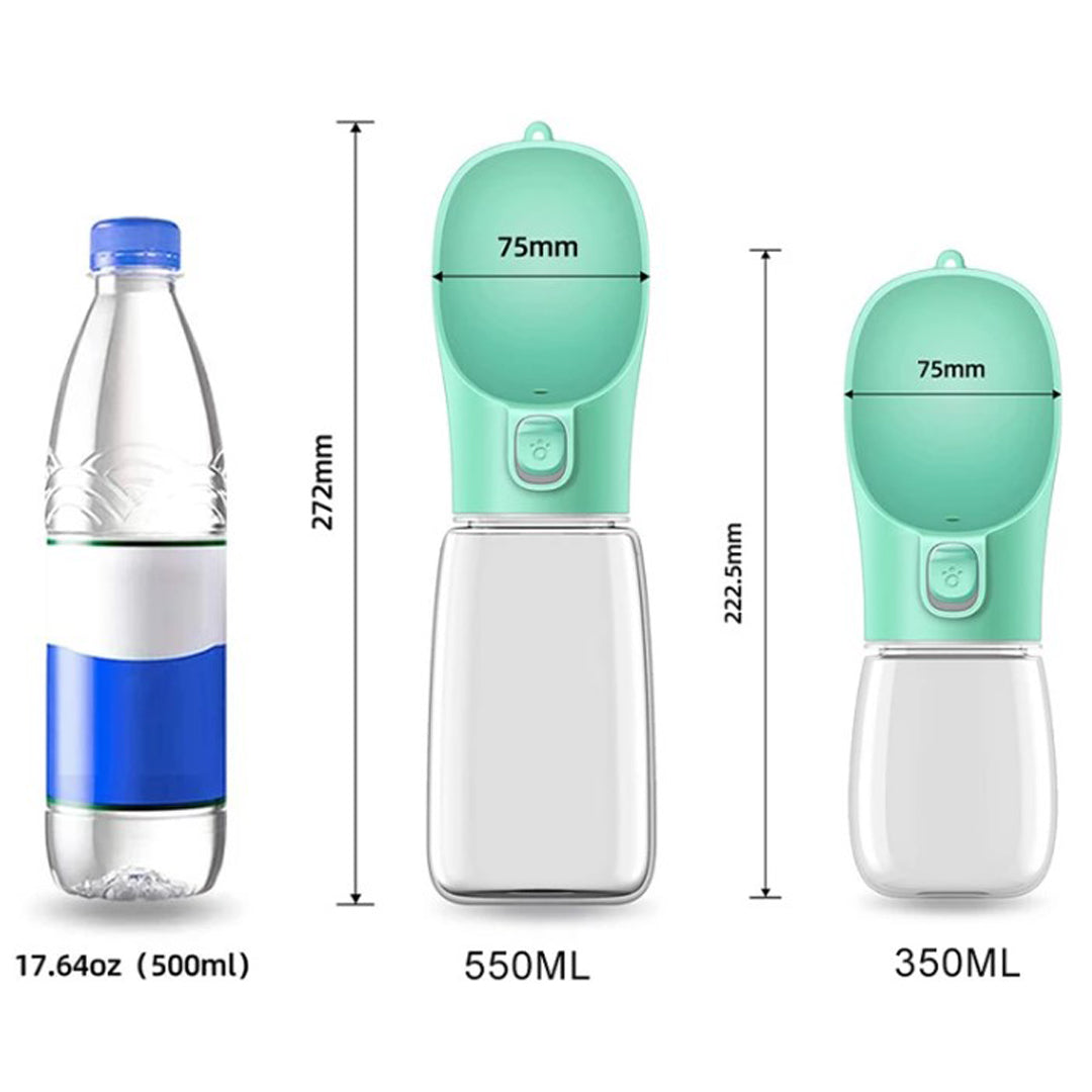 Pet Portable Water Cup / Dog Water Bottle / Water Dispenser - handmade dog water bottle from Styled Up Pup  - Shop now at Styled Up Pup 